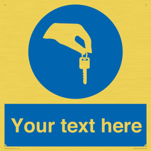 Custom Mandatory Keys Sign